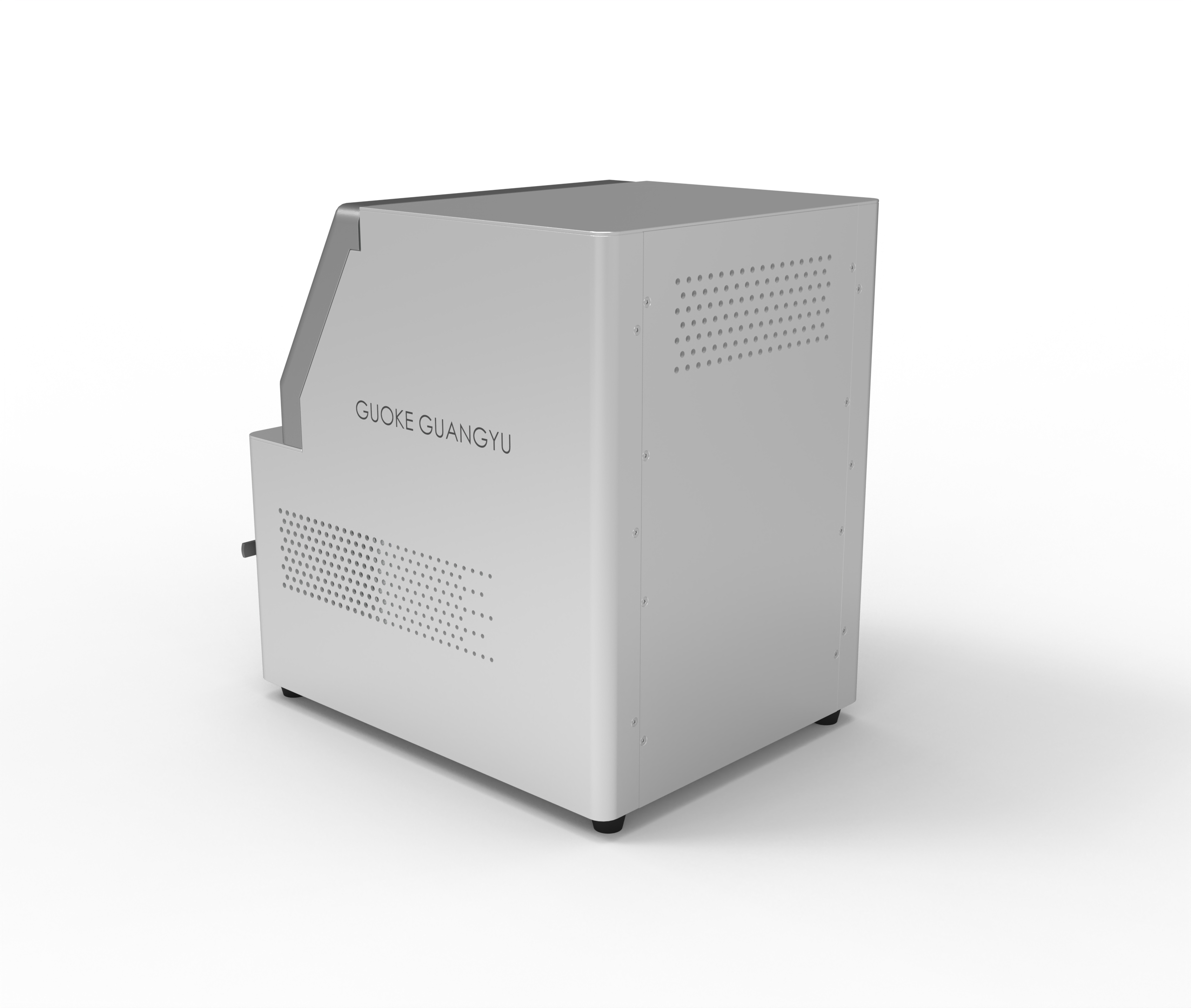 Biological instrument，Sheet metal box，3D printing panel，Screwless design，Flip-up cabinet door，Radiating hole，instrument，chemical instrument，