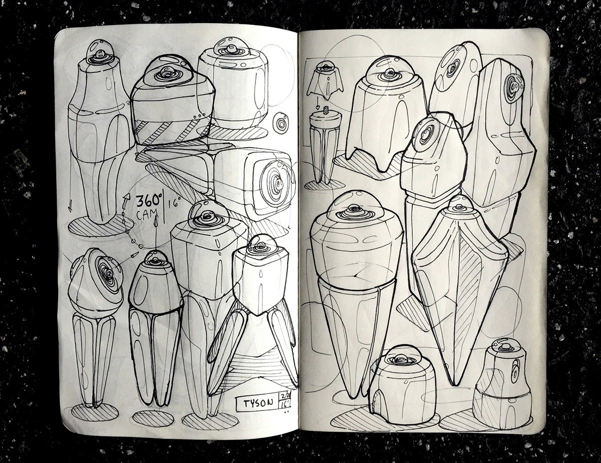 industrial design，selfie stick，360 scene，Digital，intelligence，