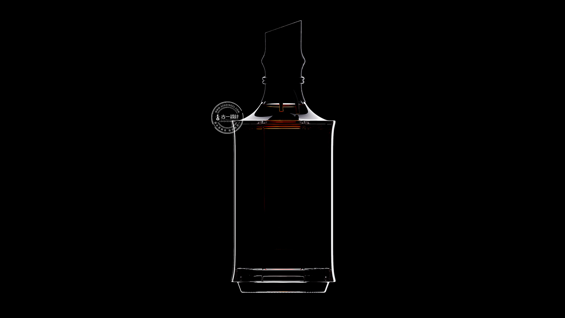 Brandy Packaging Design，Gu Yi design，Bottle design，