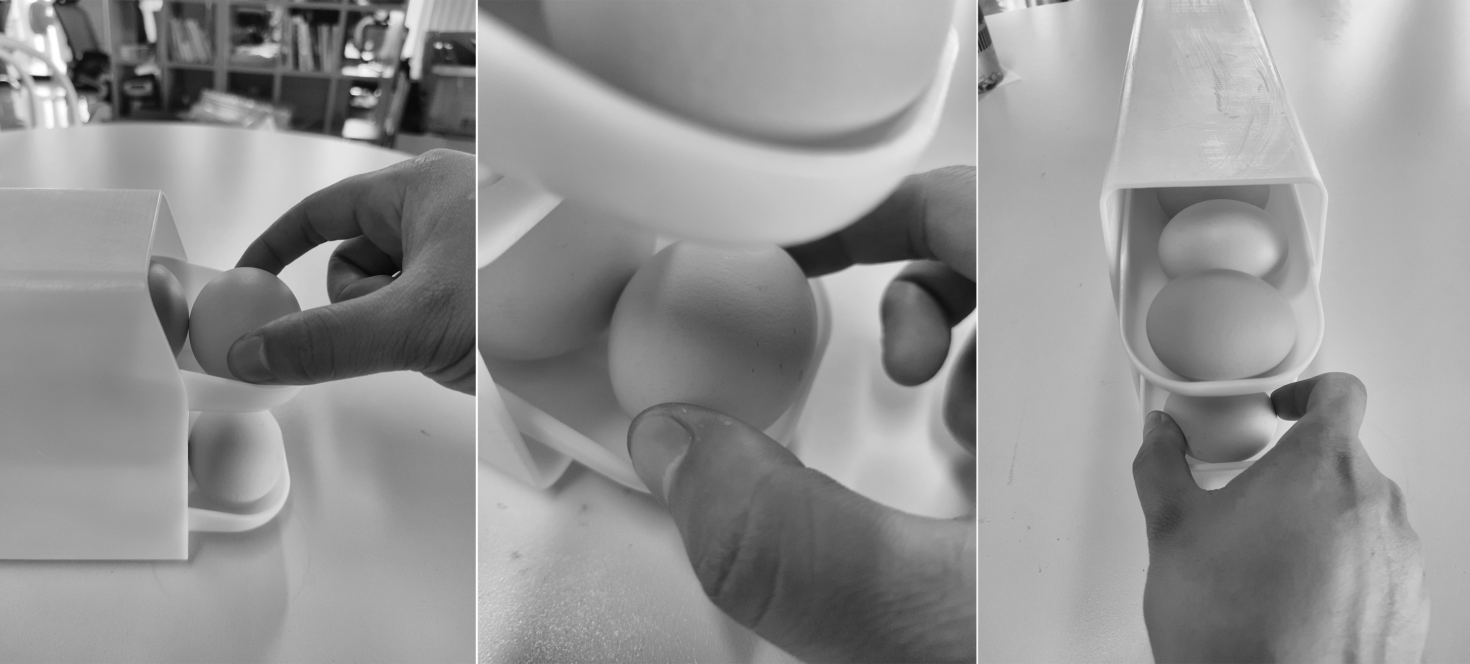 Kitchen supplies, egg box, rolling egg box，