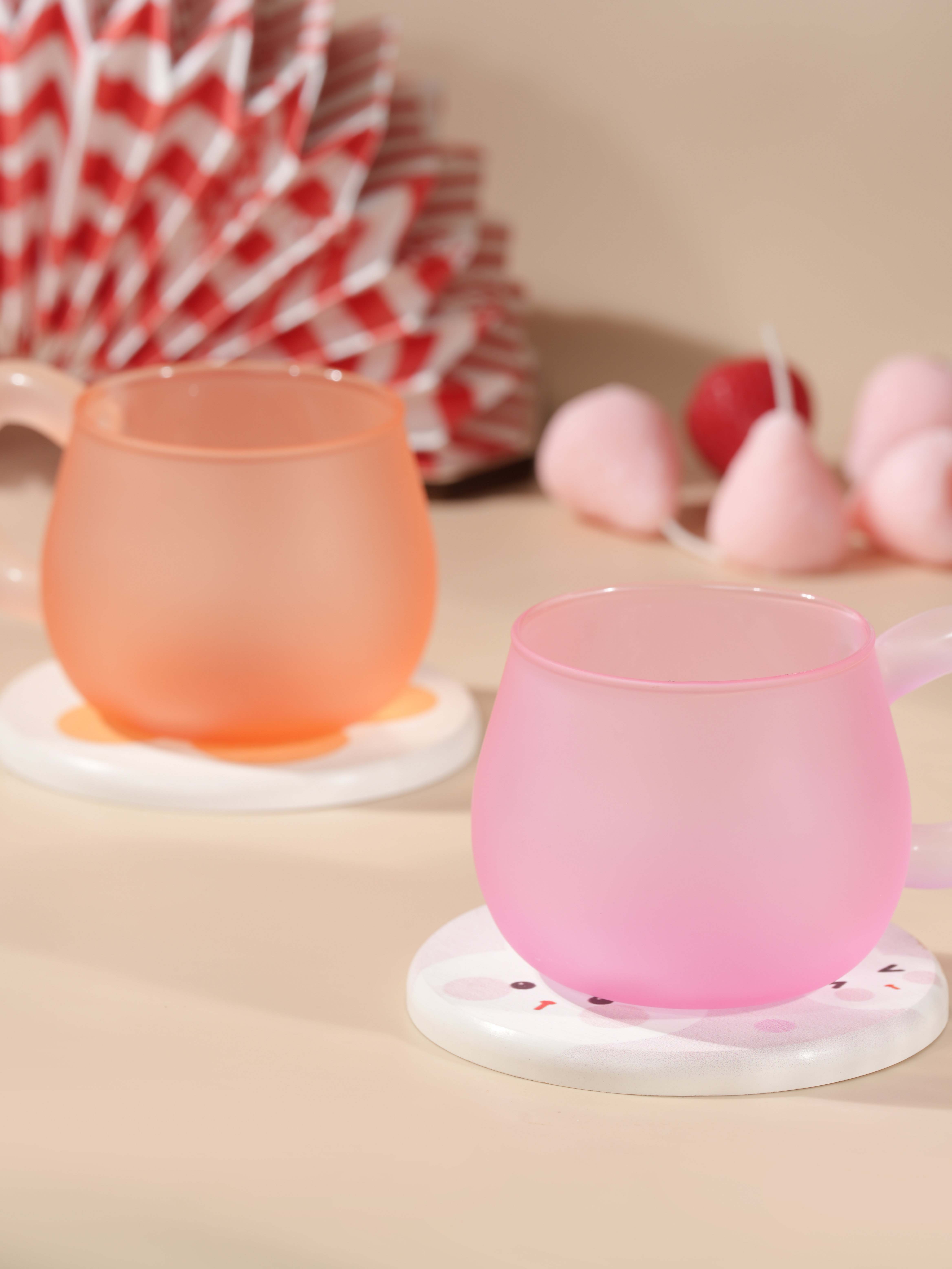 High borosilicate glass，dopamine style，Suit combination，