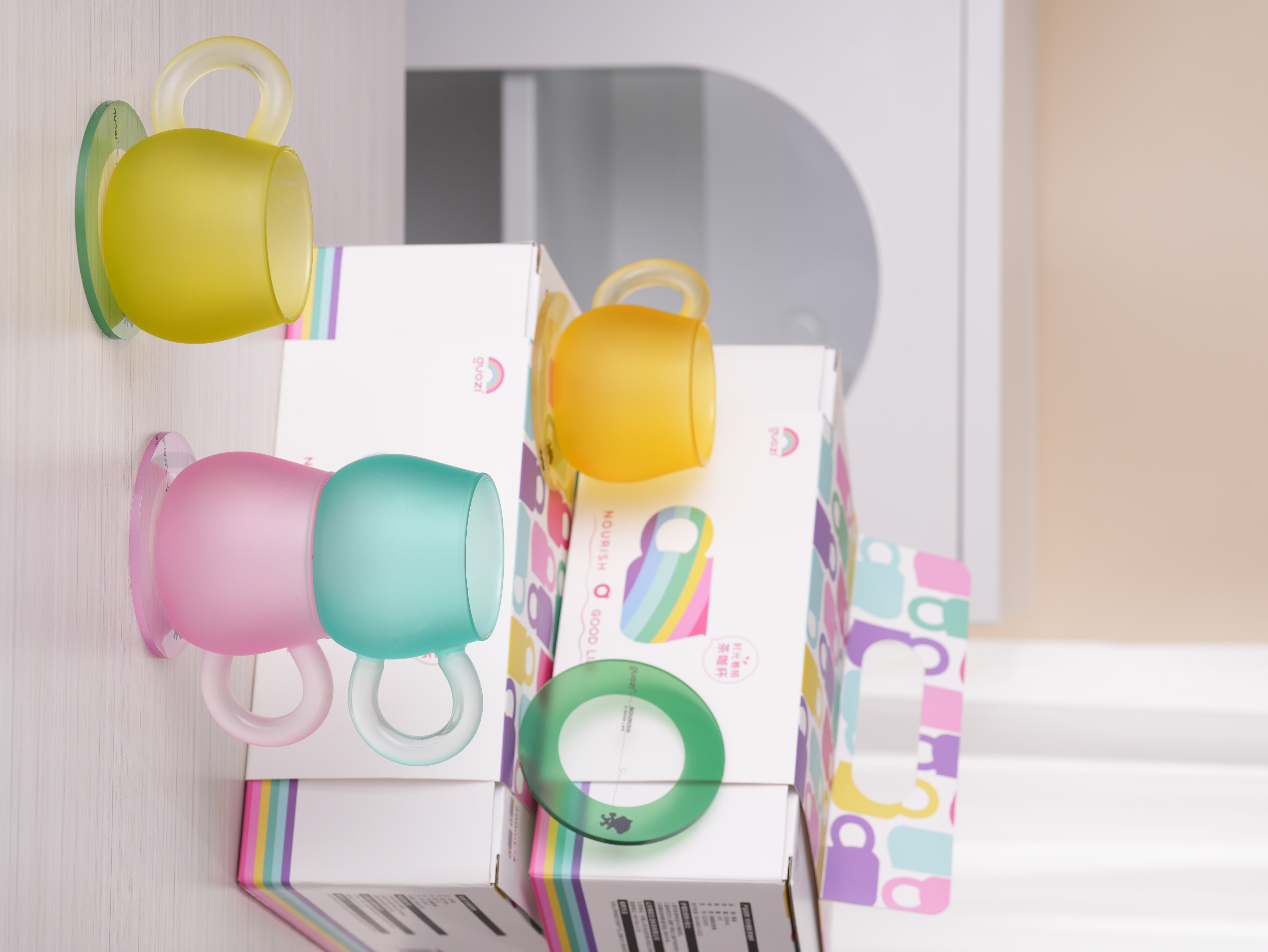 High borosilicate glass，dopamine style，Suit combination，