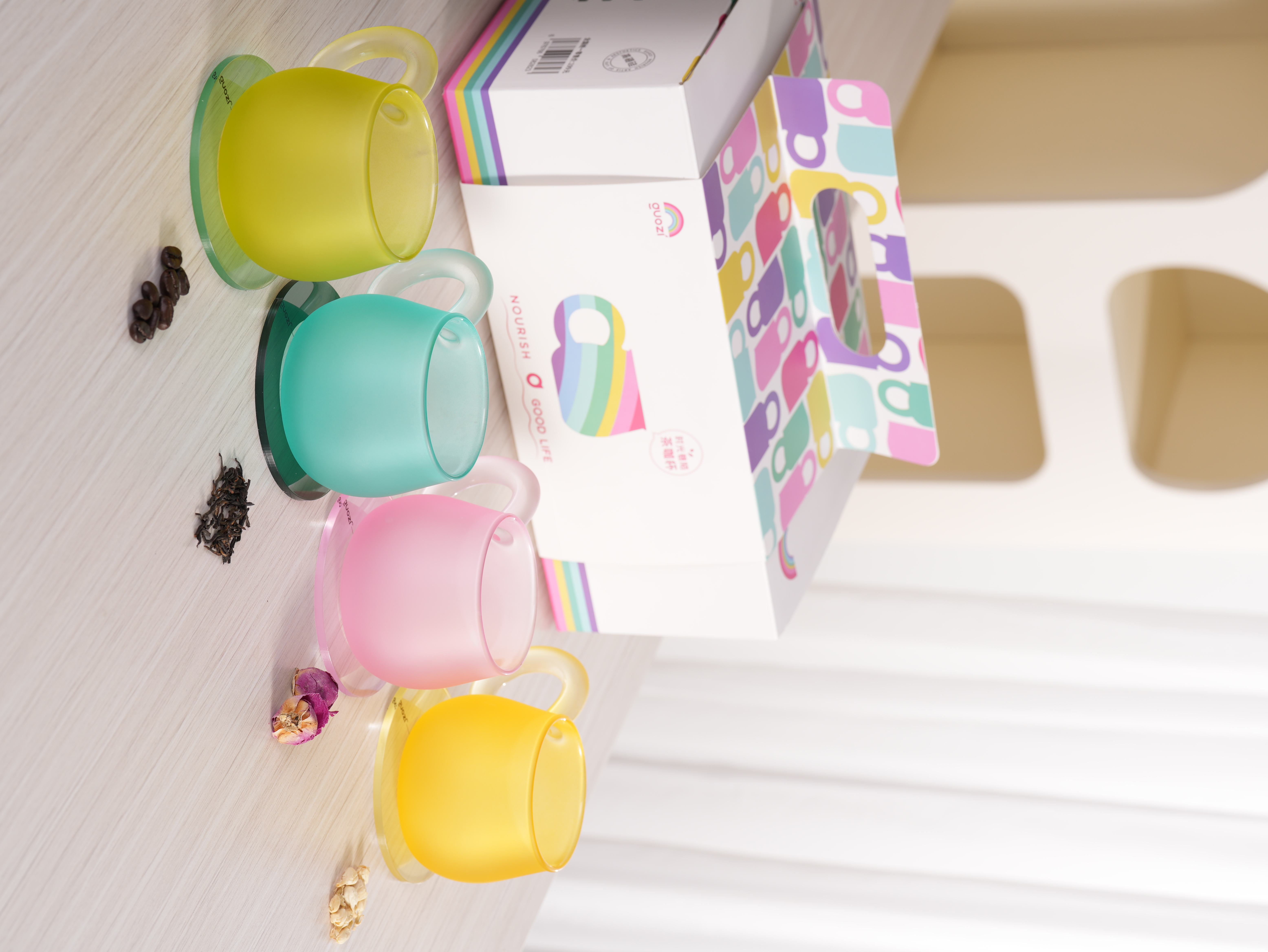 High borosilicate glass，dopamine style，Suit combination，