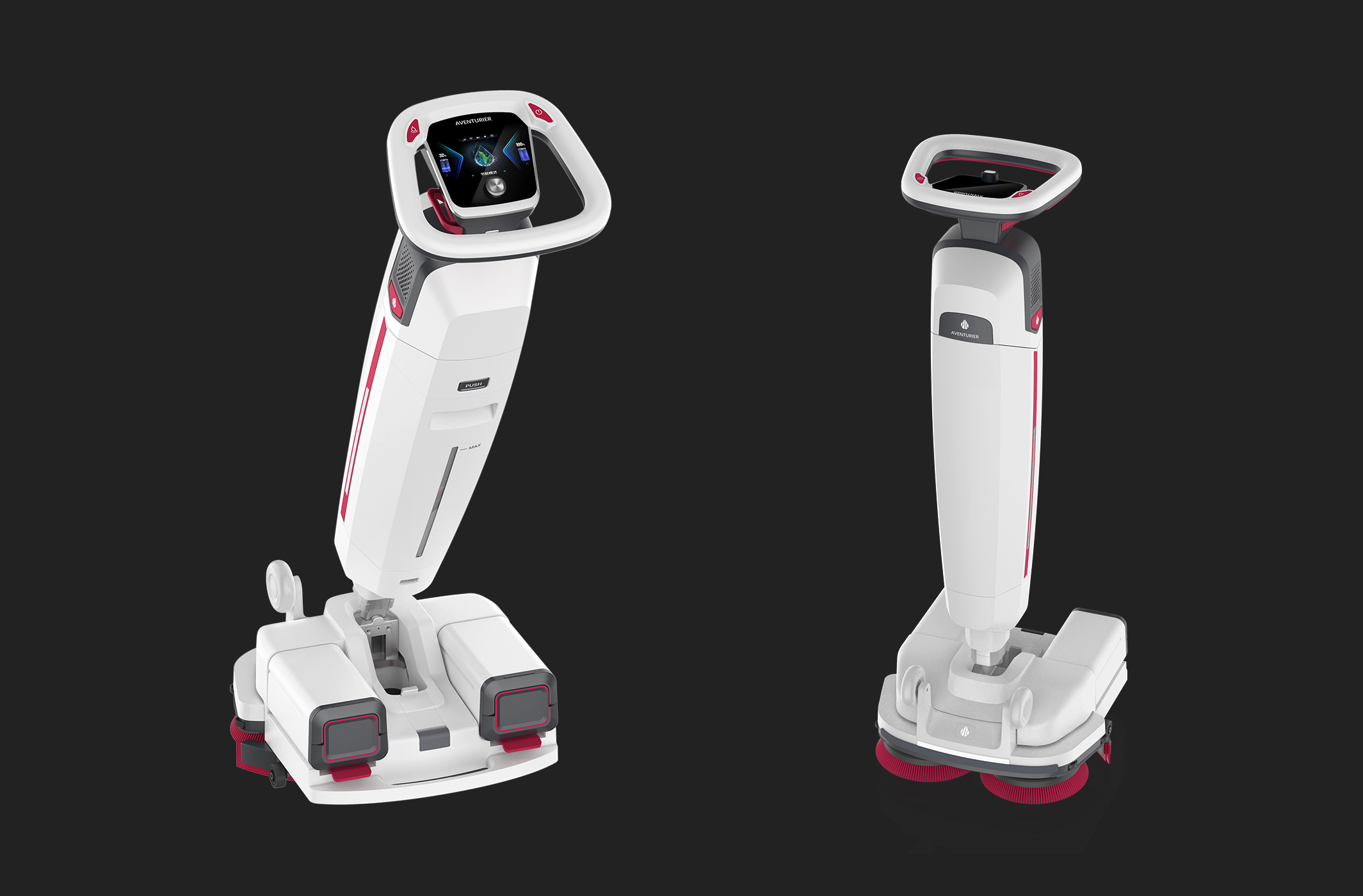 Design of Washing Machine，Design of Commercial Washing Machine，Cleaning robot，Semi-automatic cleaning robot，hand-held washing machine，vertical washing machine，Industrial design case，Hand-push cleaning robot，