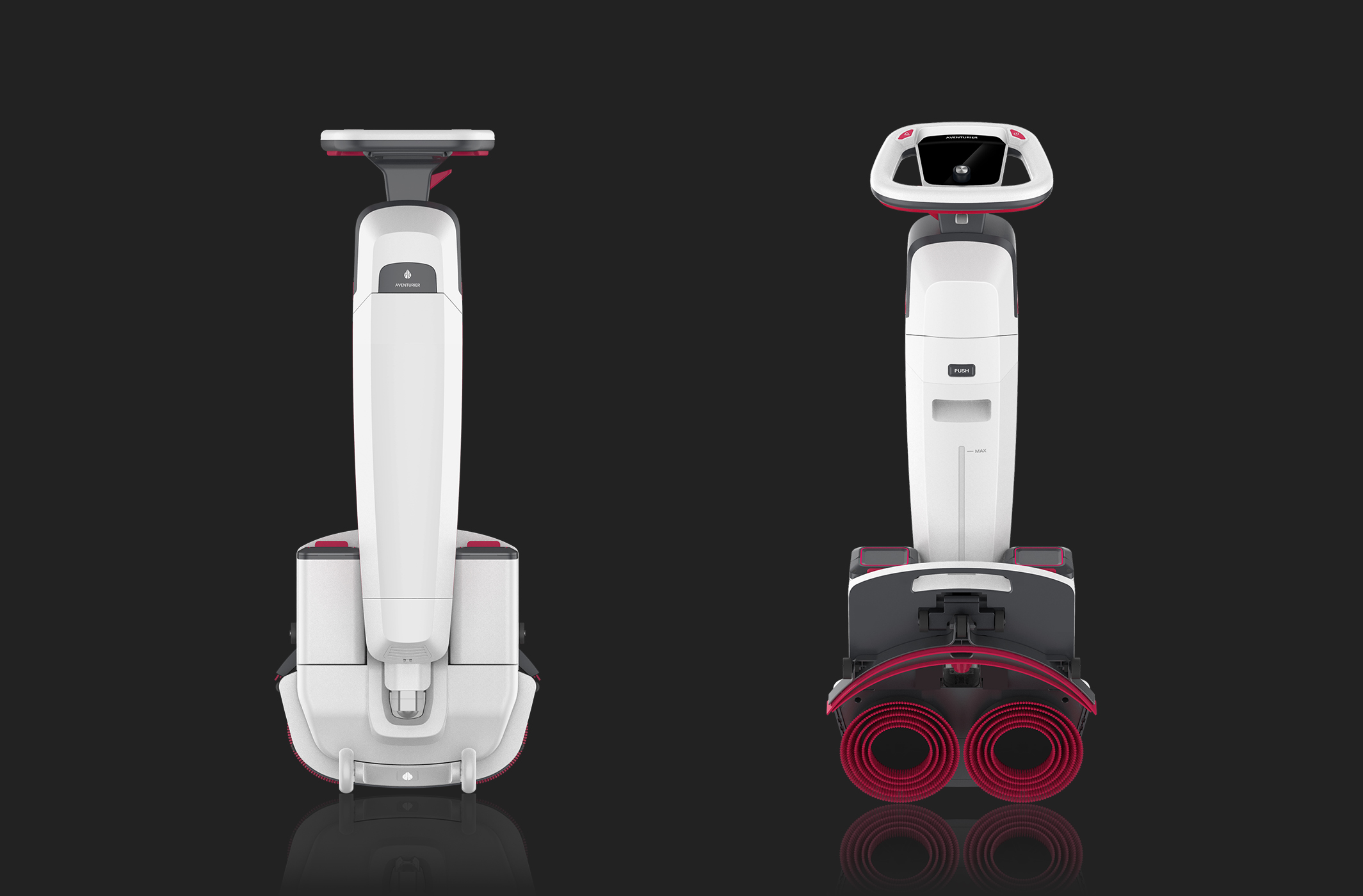 Design of Washing Machine，Design of Commercial Washing Machine，Cleaning robot，Semi-automatic cleaning robot，hand-held washing machine，vertical washing machine，Industrial design case，Hand-push cleaning robot，