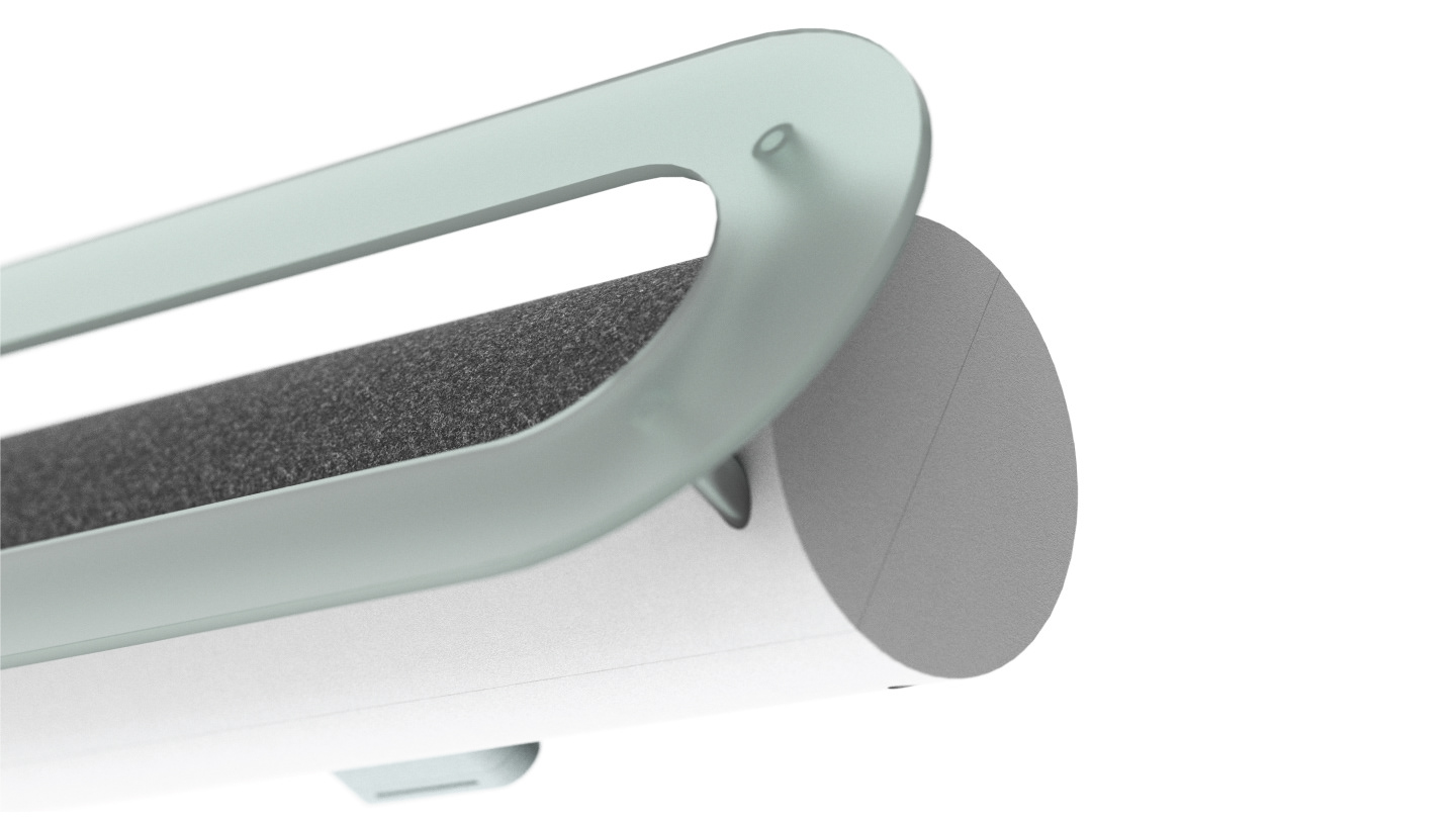 loudspeaker box，Explosion diagram，Mint Green，