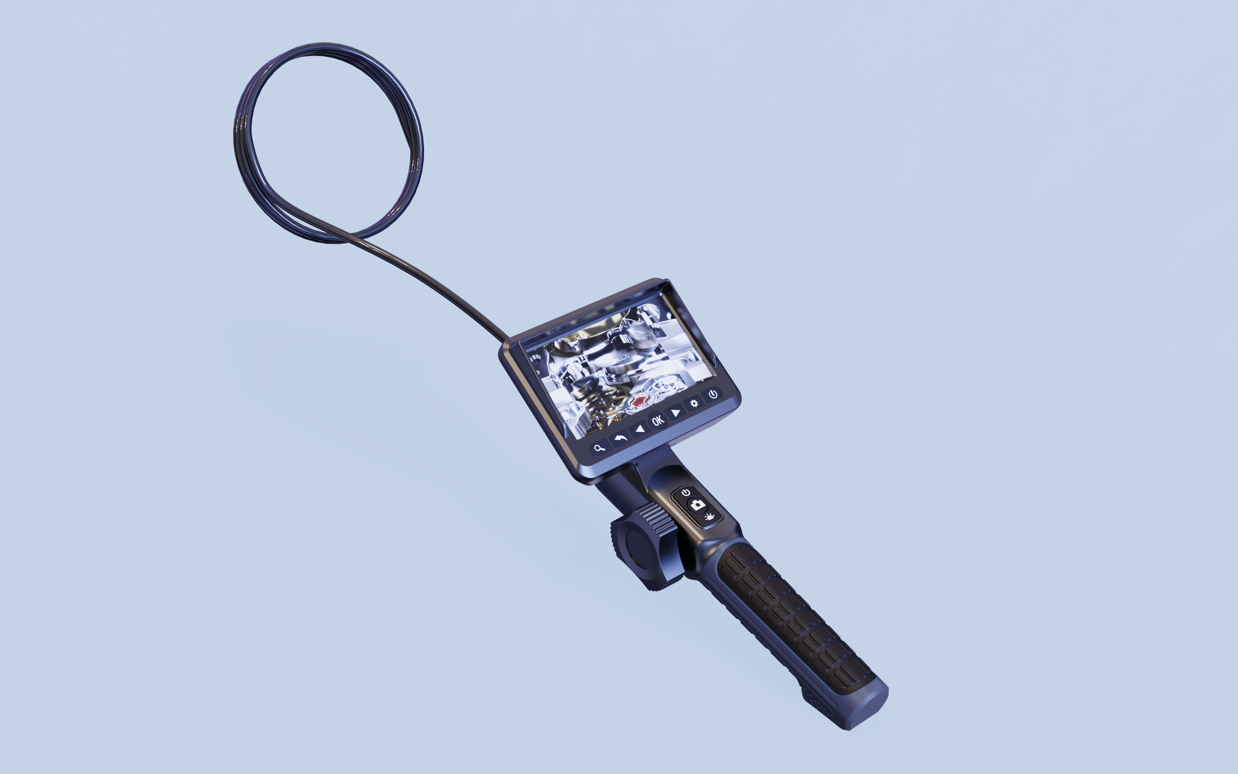 Four-way endoscope design，industrial design，Appearance design，Product structure design，