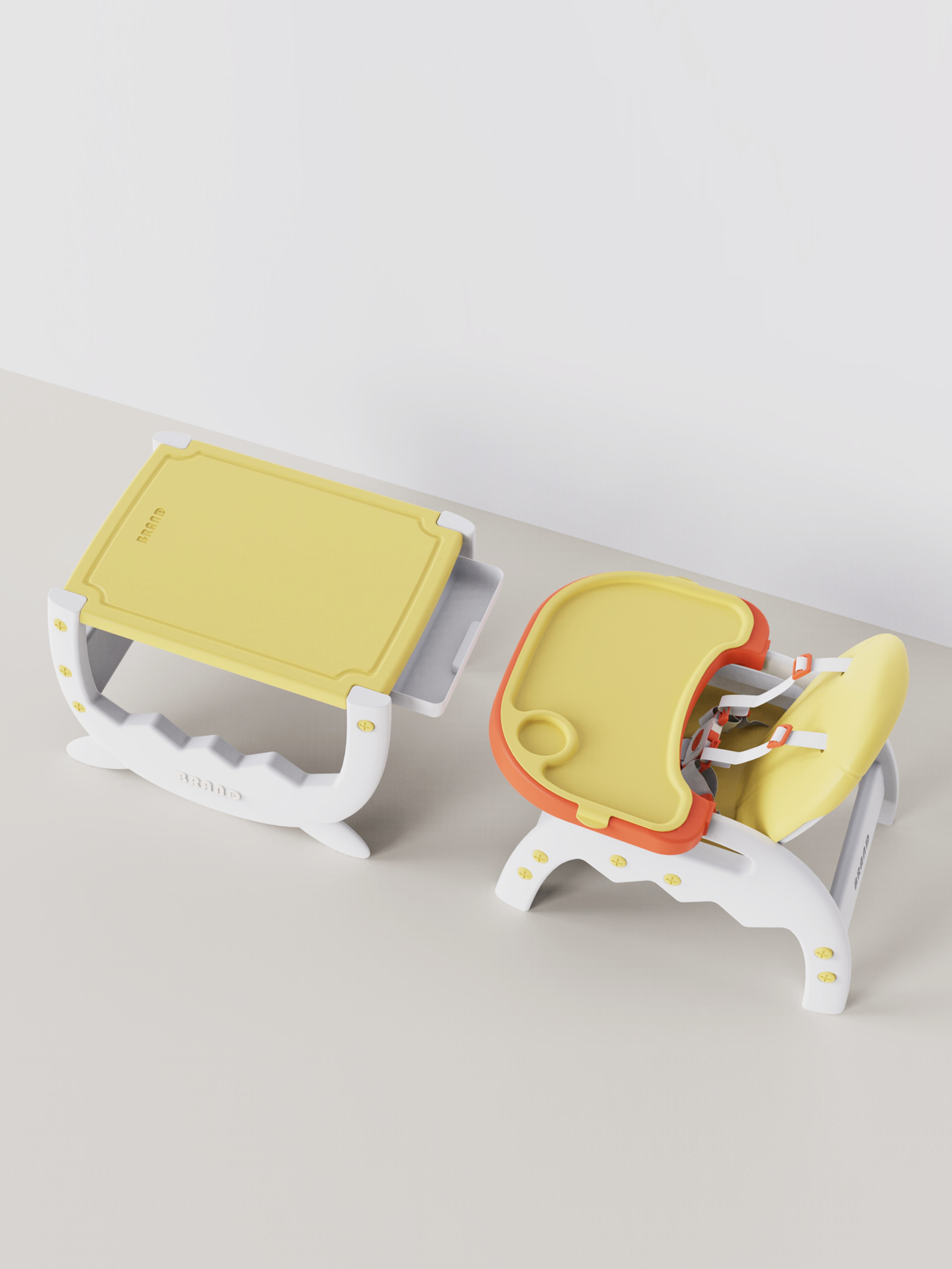 Maternal and infant products，High chair ，Blow-molded dining chair，