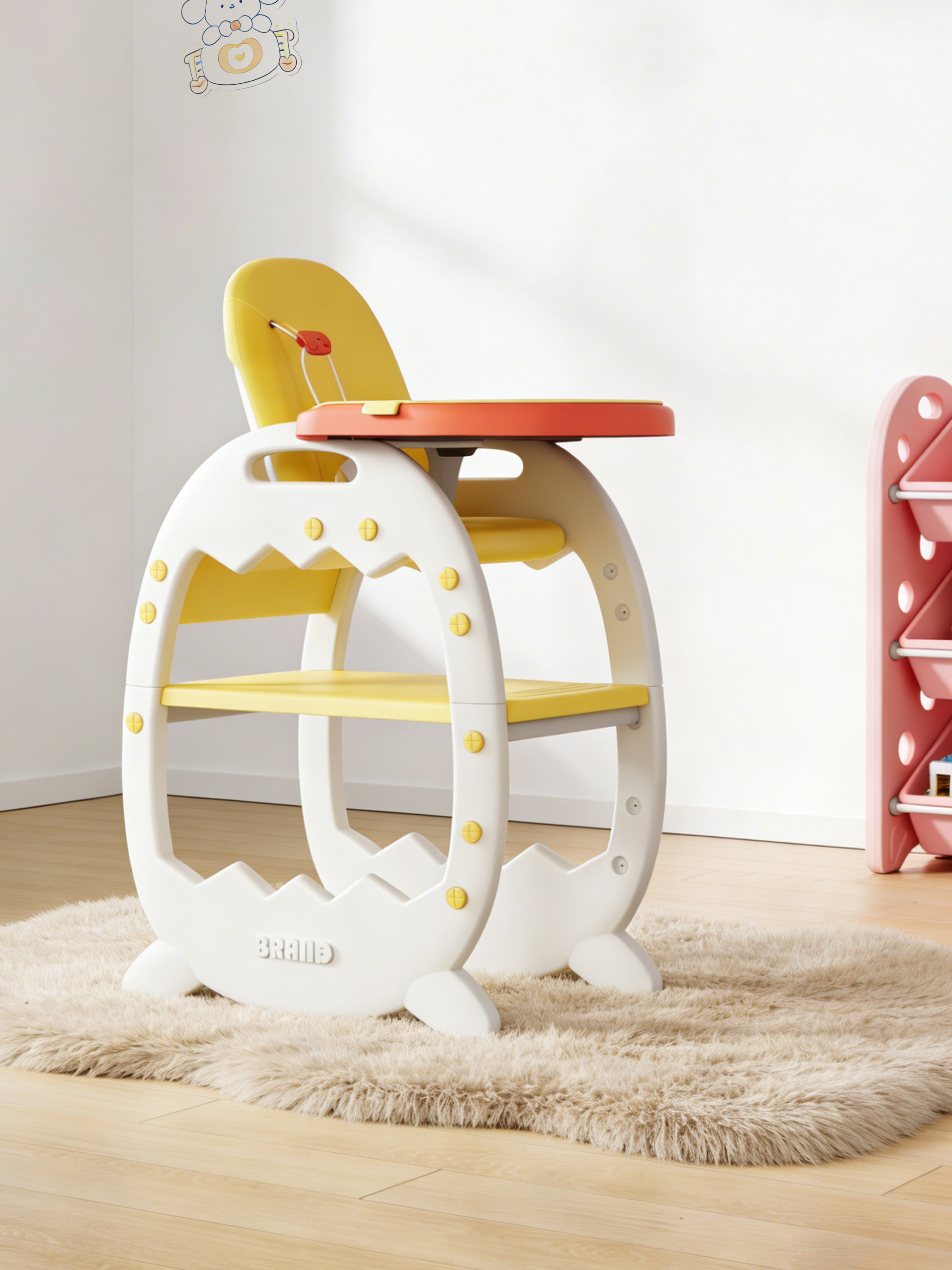 Maternal and infant products，High chair ，Blow-molded dining chair，