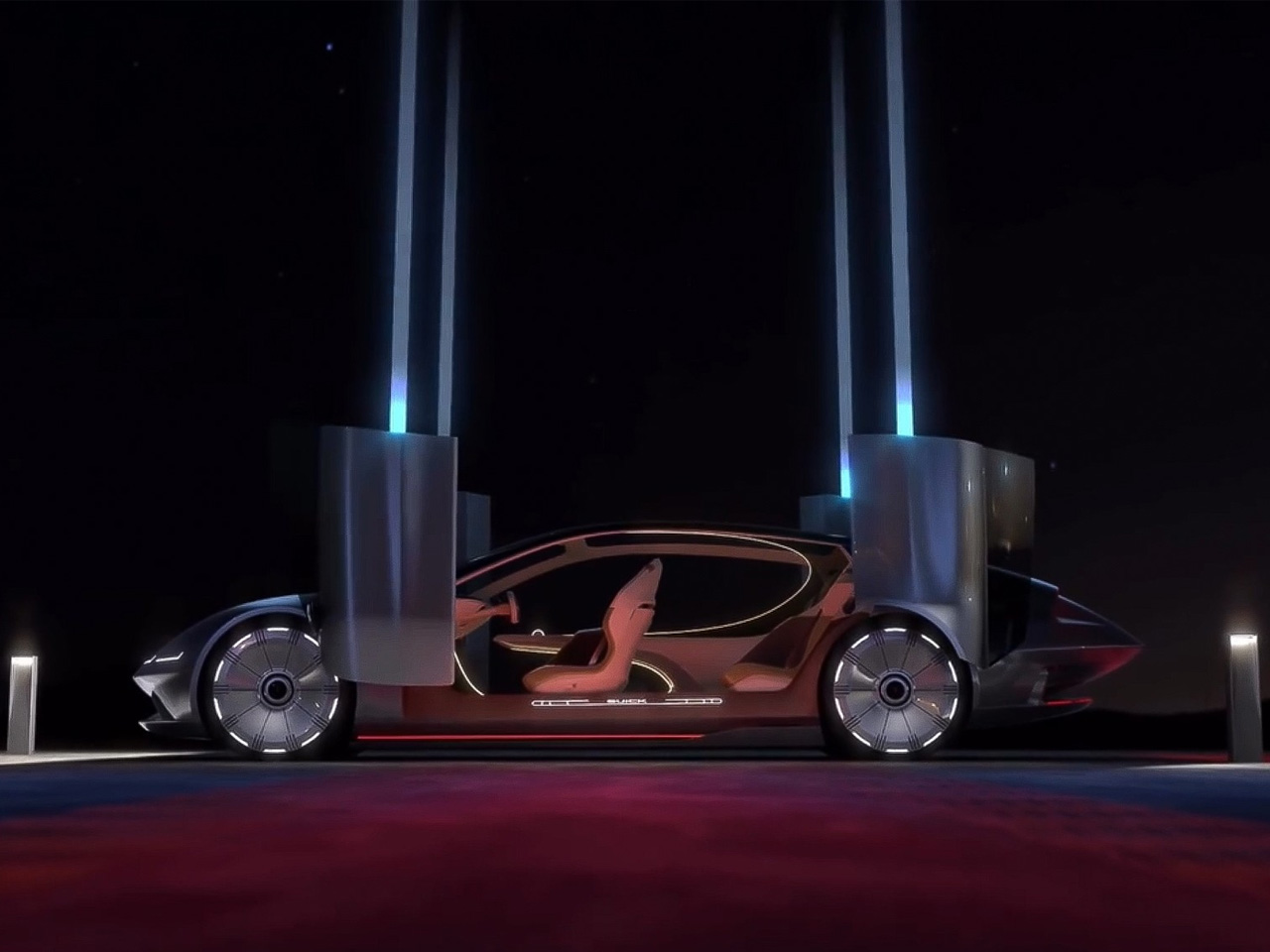 automobile，vehicle，Buick Electra Orbit，conceptual design，