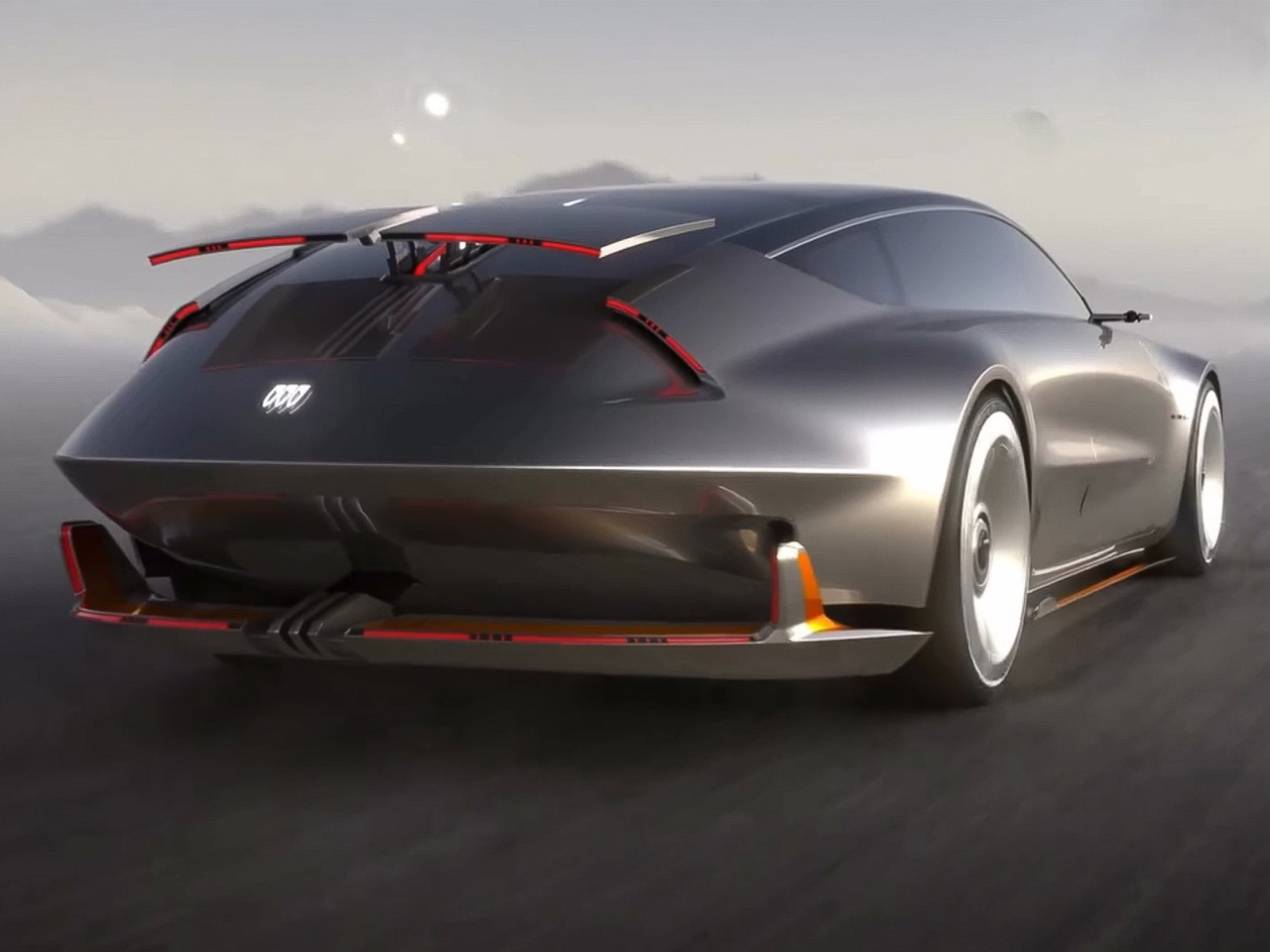 automobile，vehicle，Buick Electra Orbit，conceptual design，