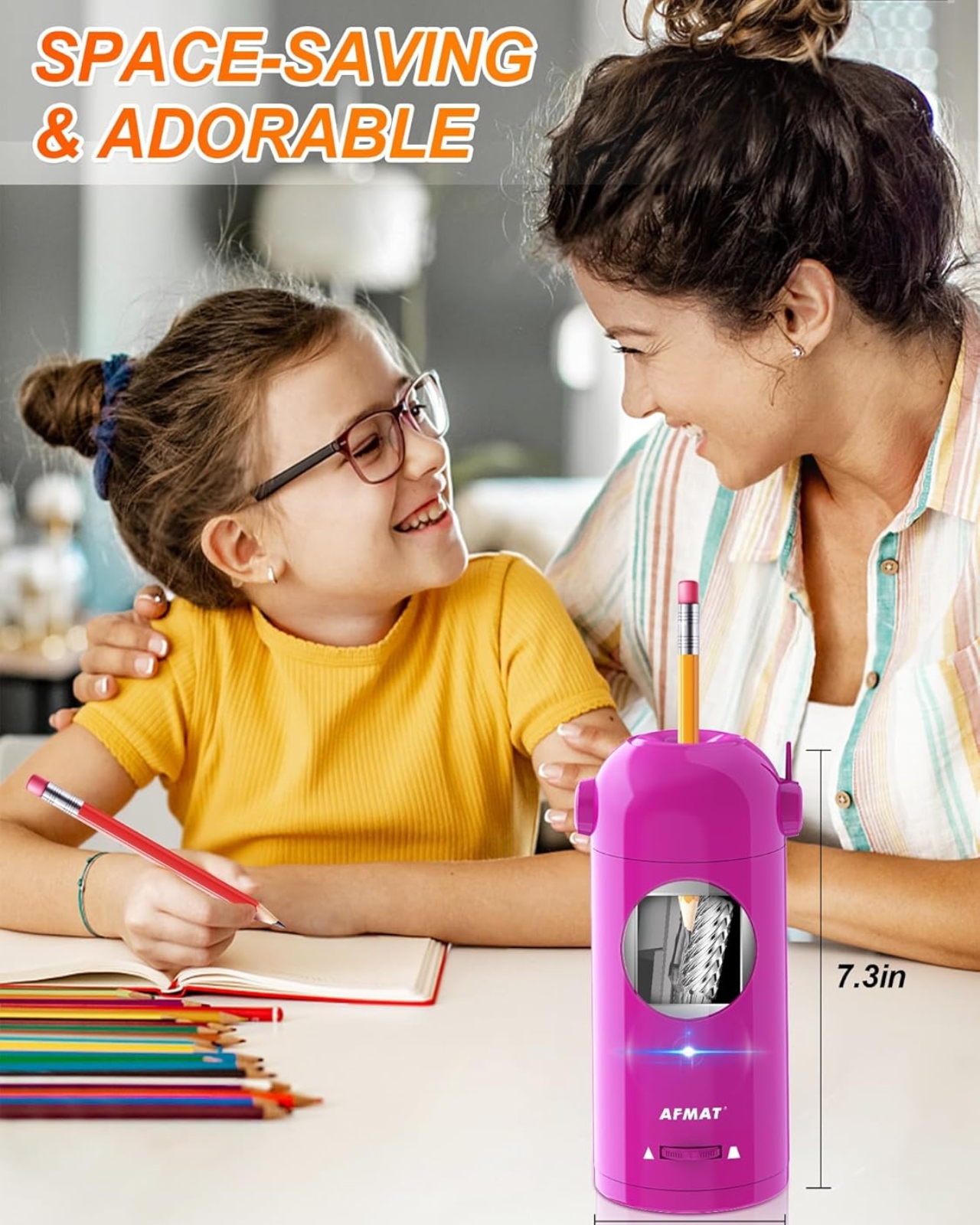 Stationery，Electric pencil sharpener，AFMAT，Office Supplies，