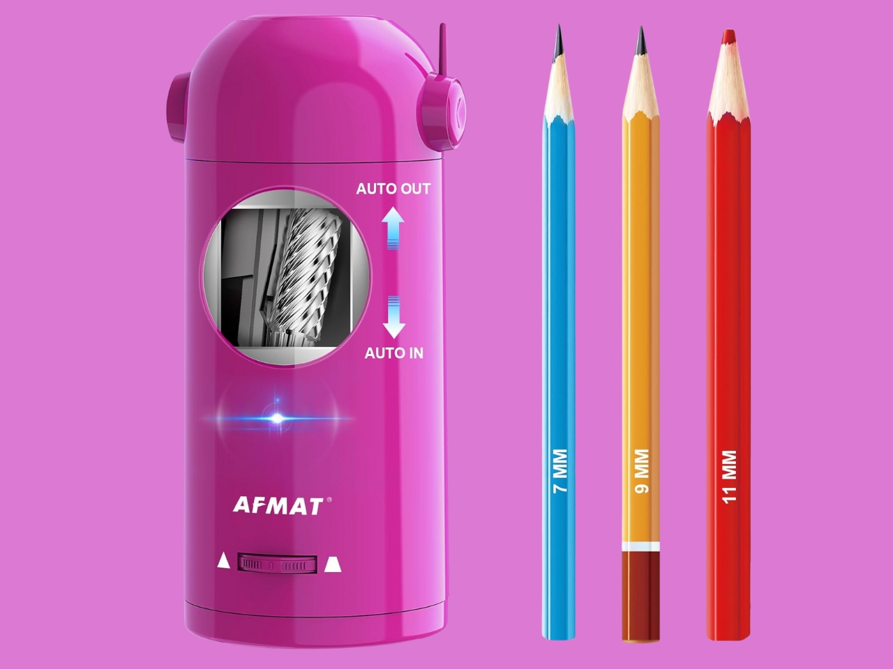 Stationery，Electric pencil sharpener，AFMAT，Office Supplies，