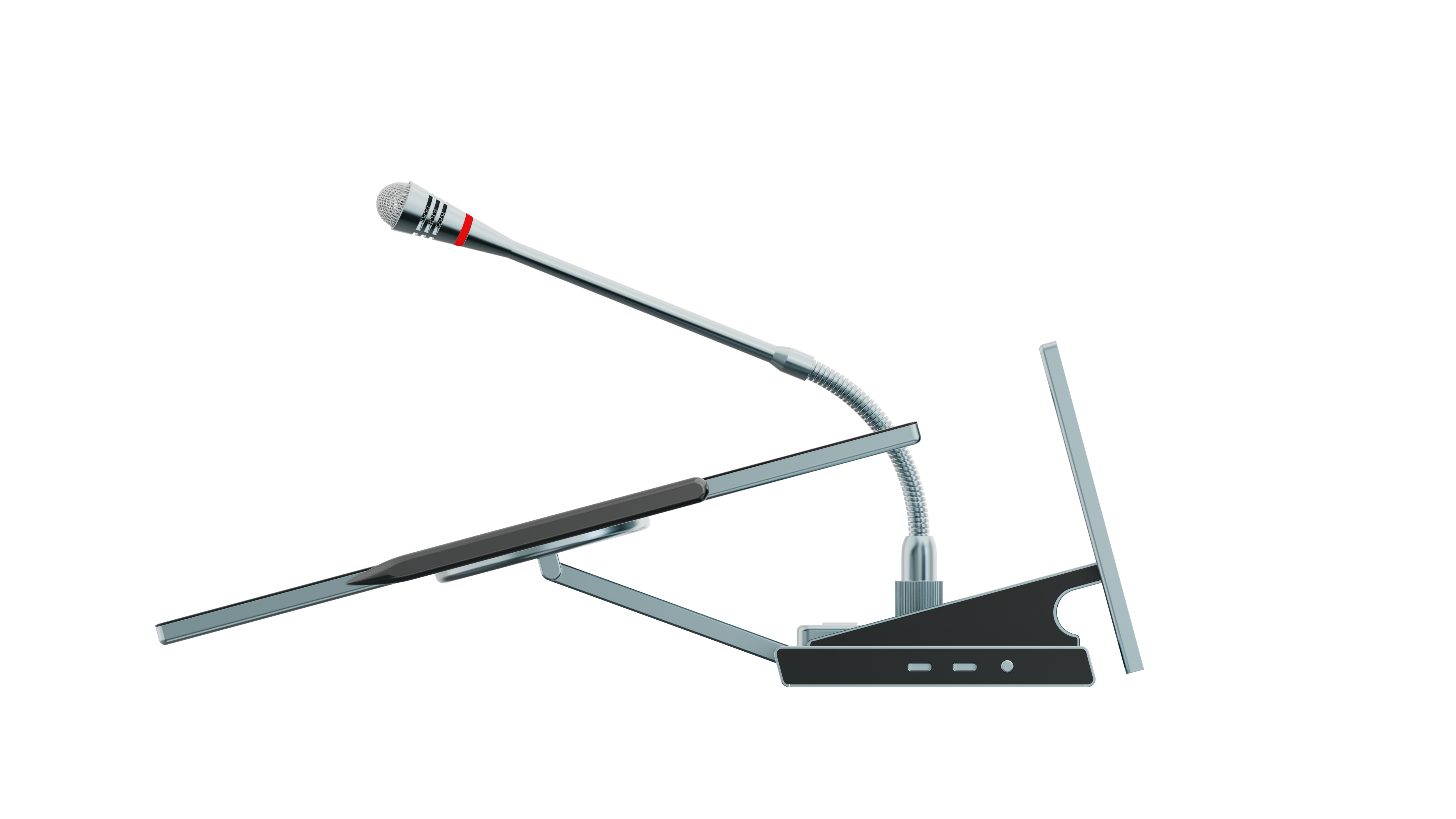 Desktop paperless conference terminal for meetings.，