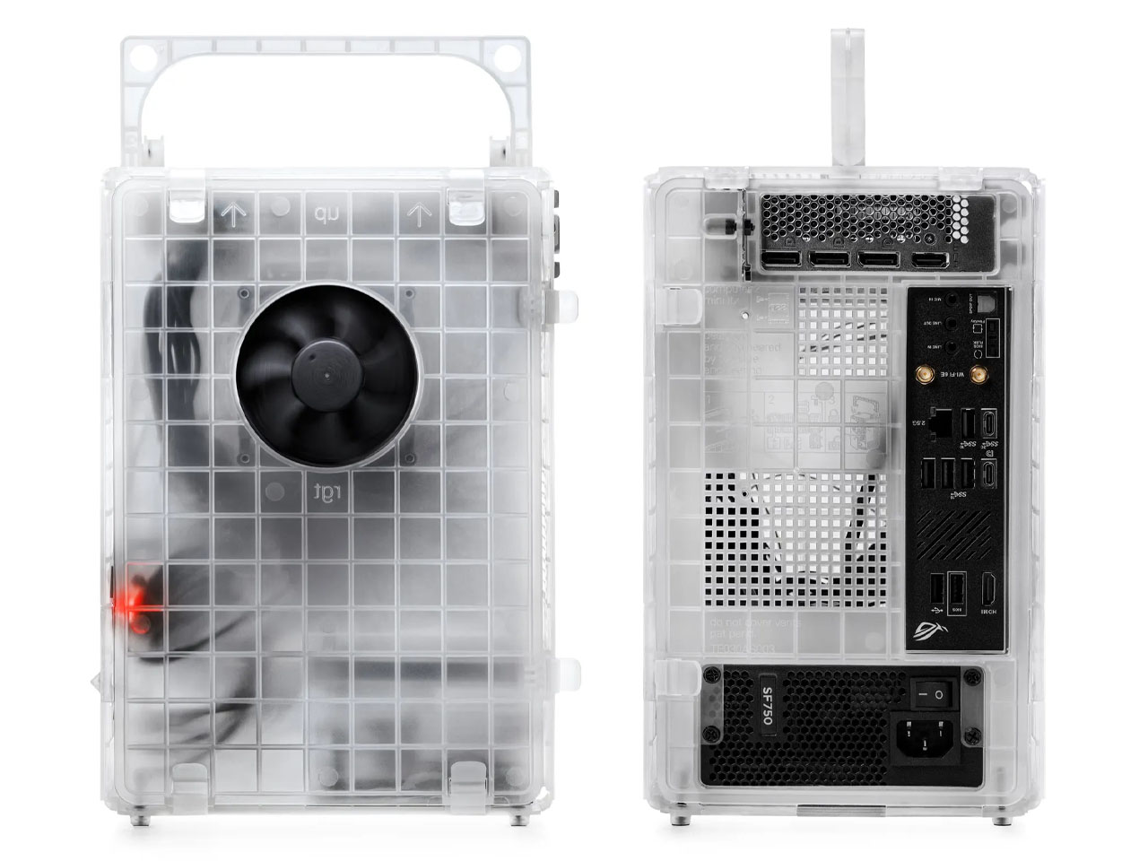 Free Chassis，TE Design Language，Minimalist hardware，DIY transparent machine，Cyber Desktop，