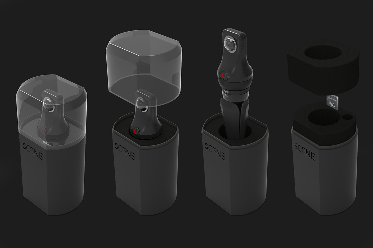 industrial design，selfie stick，360 scene，Digital，intelligence，