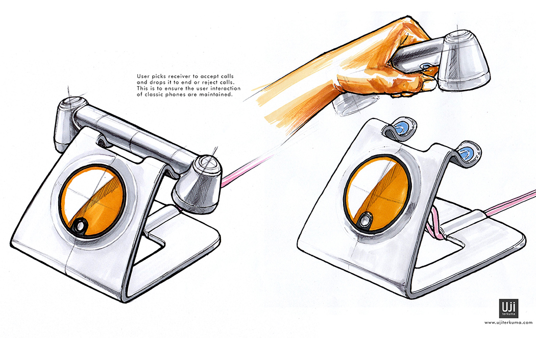 Minimalist，fixed telephone，Poor Test，Reprint，