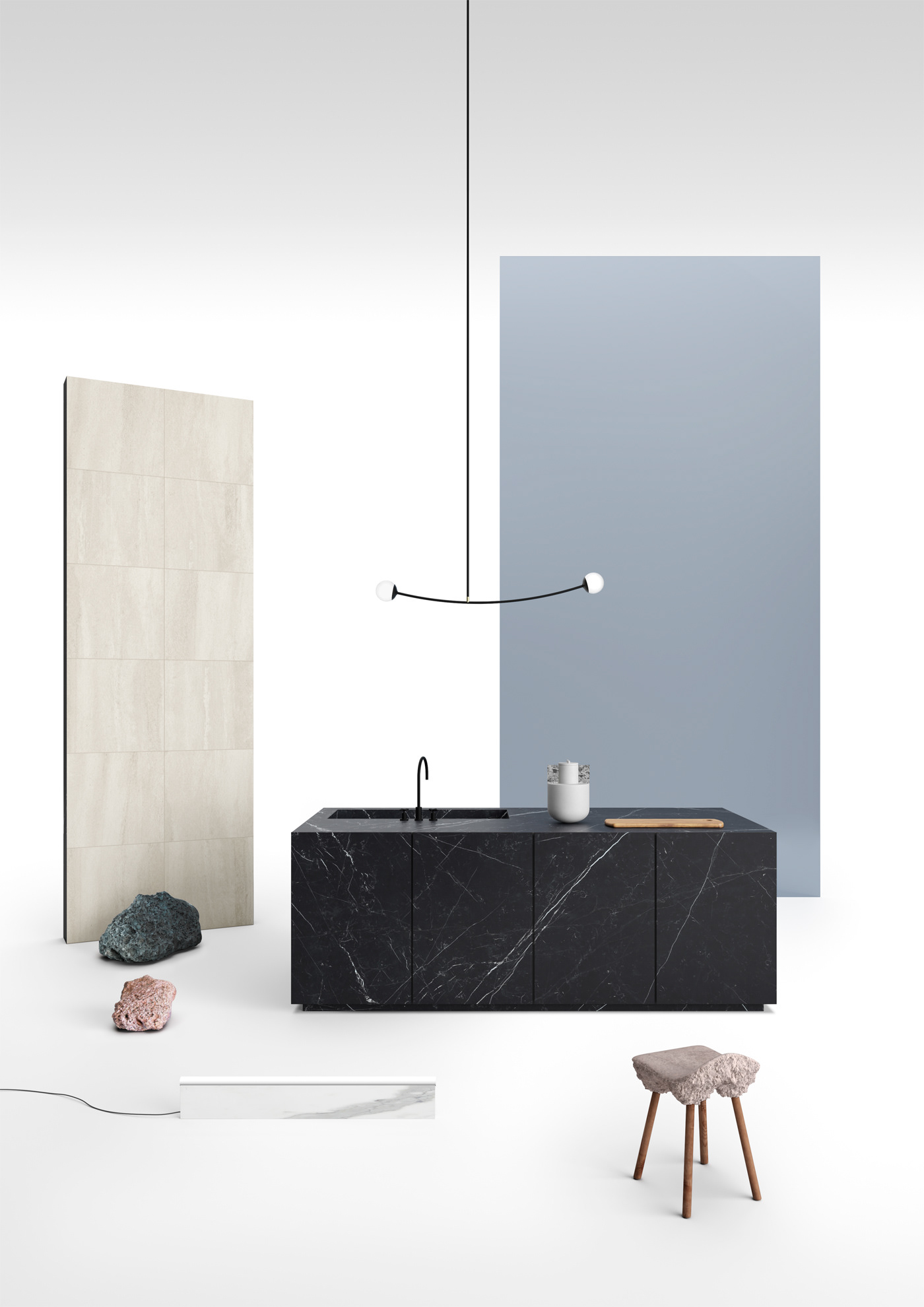 ceramics，furniture，indoor，TERZO PIANO SRL，Reprint，