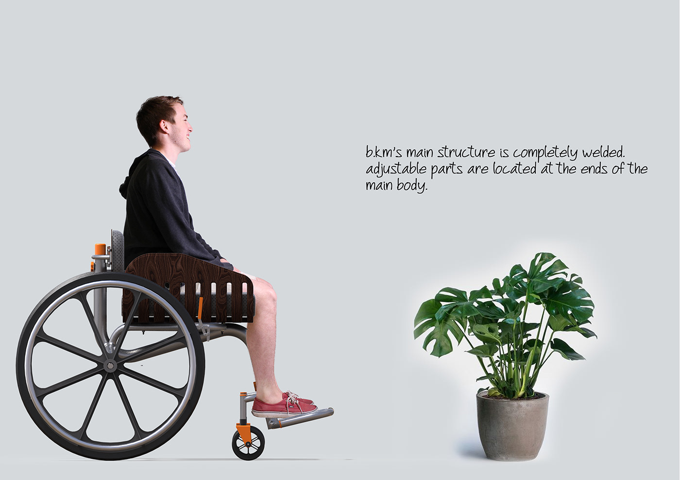 b.k.m，Design，wheelchair，plain computer，Reprint，