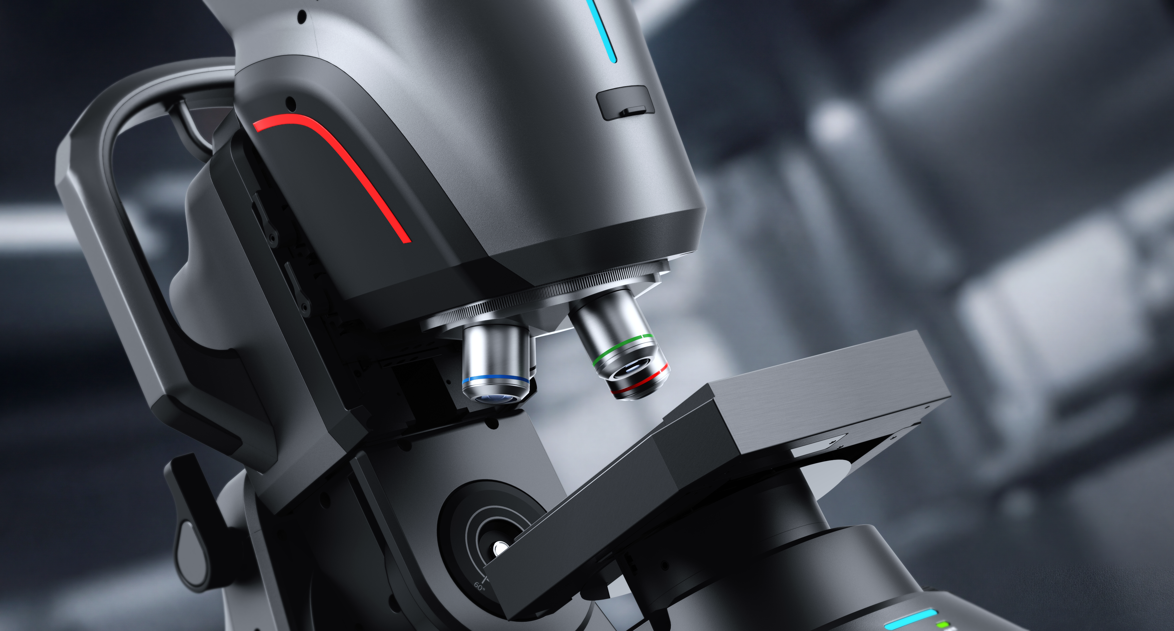 3D digital microscope with super depth of field，science and technology intelligent industry，