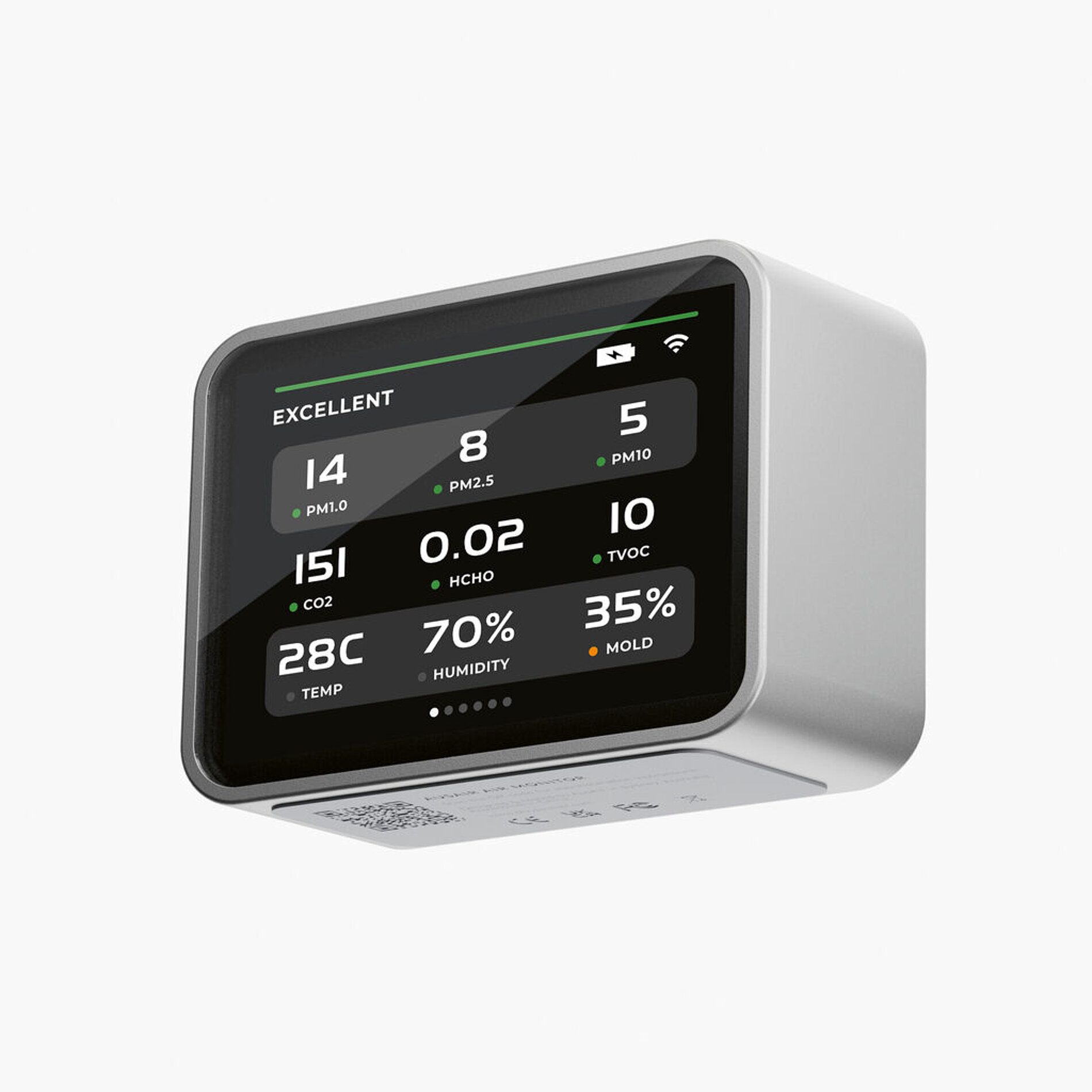 2025 Red Dot Product Design Award，Heating and cooling，Air quality monitor，