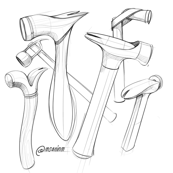 industrial design，Hand drawn，Product modeling，