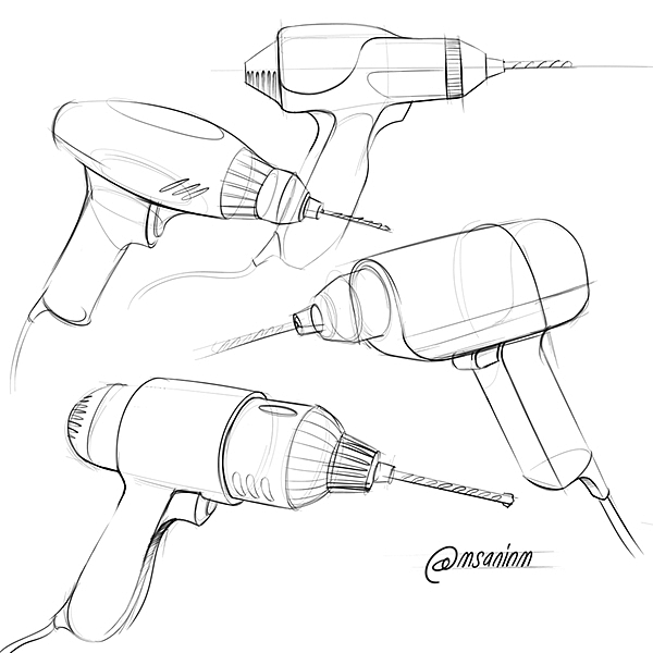 industrial design，Hand drawn，Product modeling，