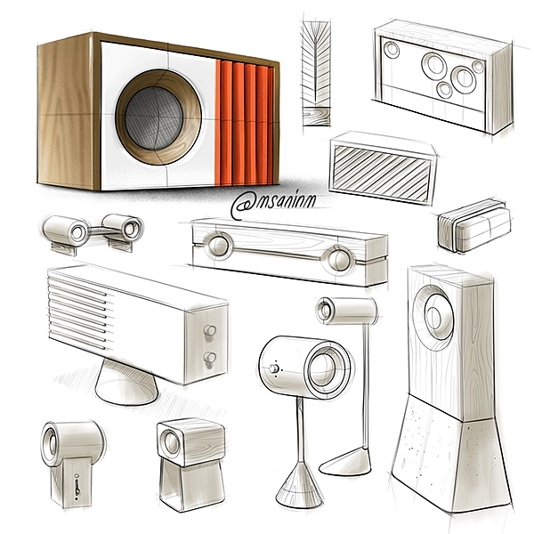 industrial design，Hand drawn，Product modeling，
