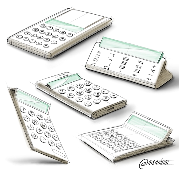 industrial design，Hand drawn，Product modeling，