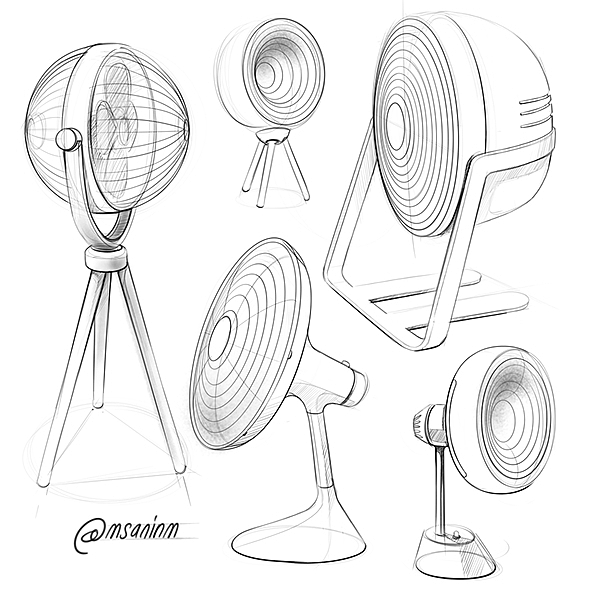 industrial design，Hand drawn，Product modeling，