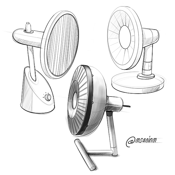 industrial design，Hand drawn，Product modeling，