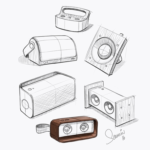 industrial design，Hand drawn，Product modeling，