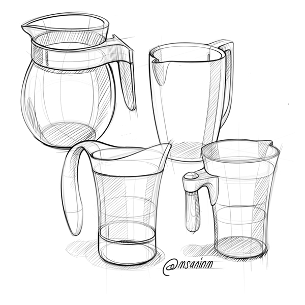 industrial design，Hand drawn，Product modeling，