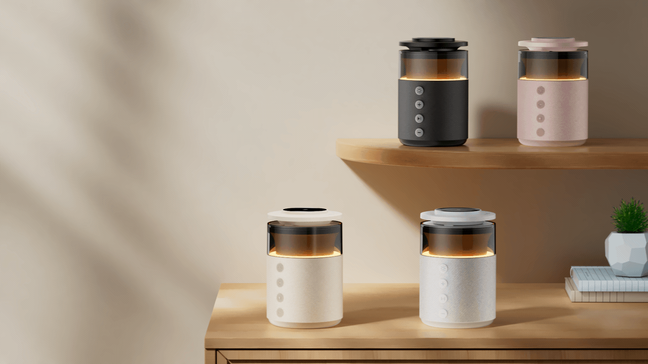 C4D Product Rendering，Product animation，Bluetooth audio，wireless charger ，