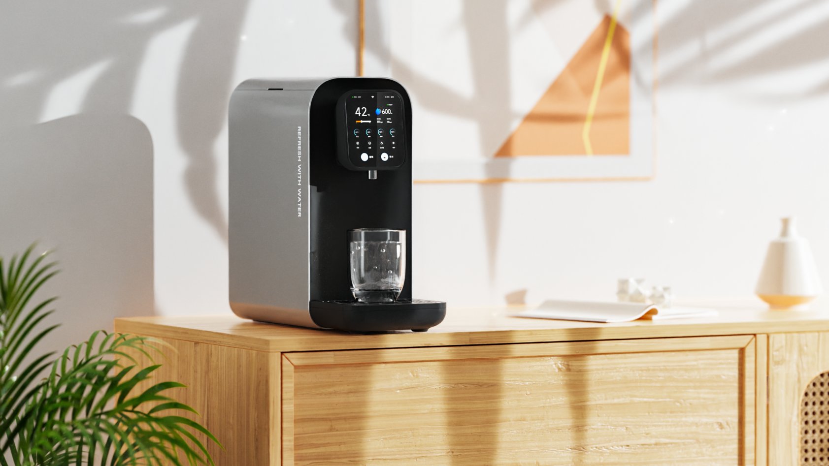 Water dispenser，product design，Instant hot water dispenser，industrial design，sample reels，