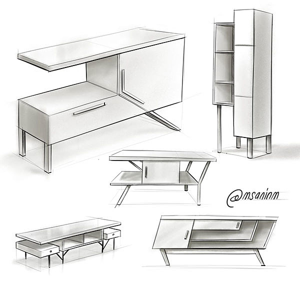 industrial design，Hand drawn，Product modeling，