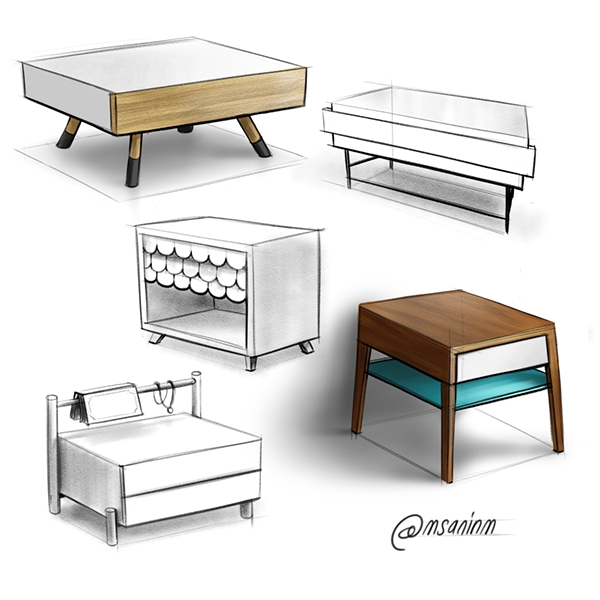 industrial design，Hand drawn，Product modeling，