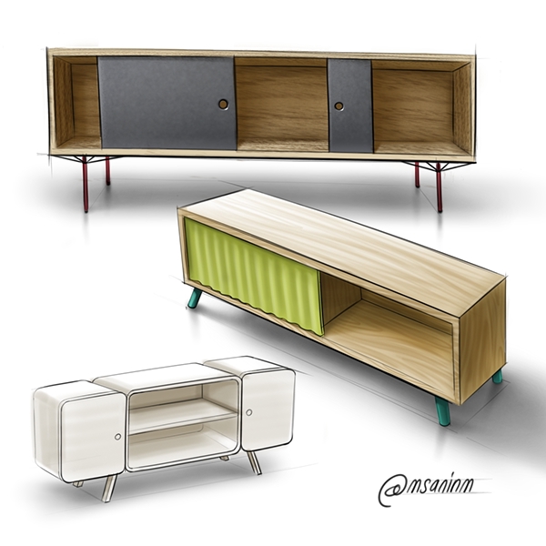 industrial design，Hand drawn，Product modeling，