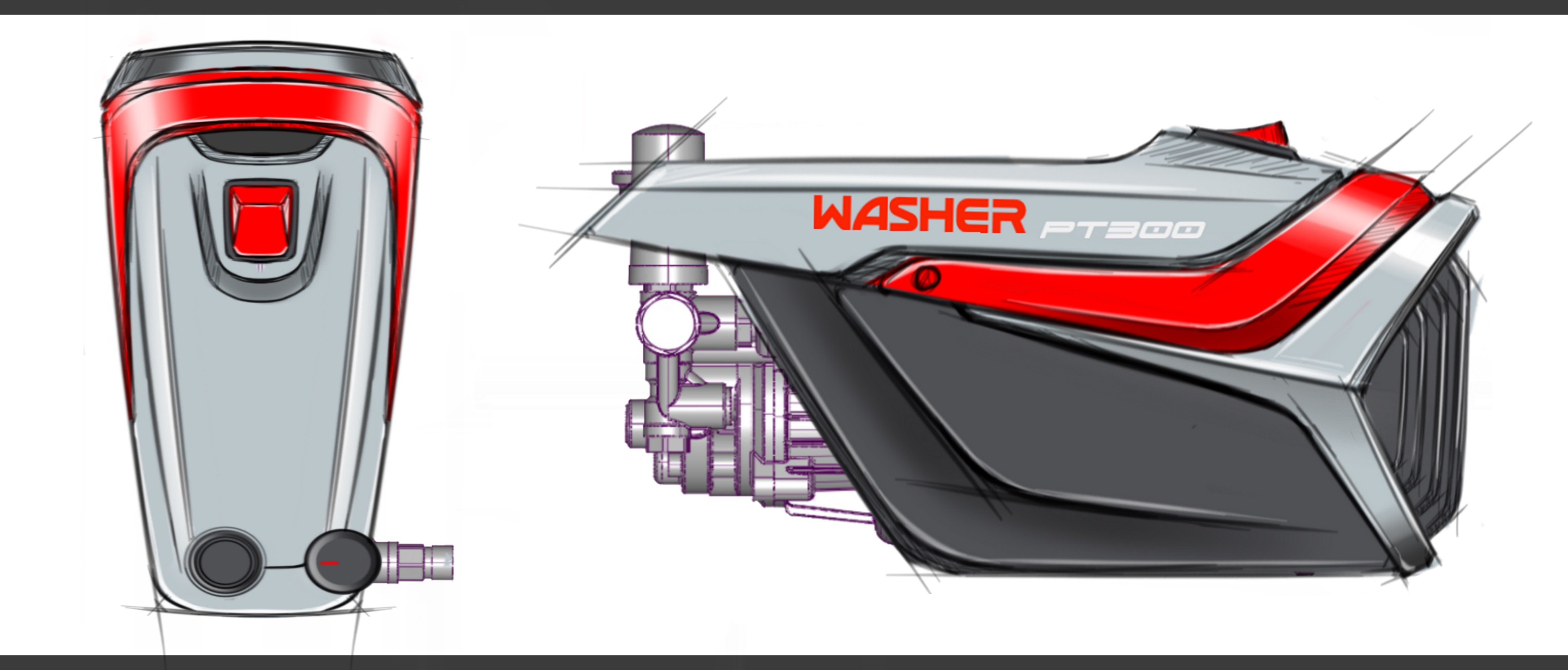 Cleaning machine high pressure cleaning machine garden tools，