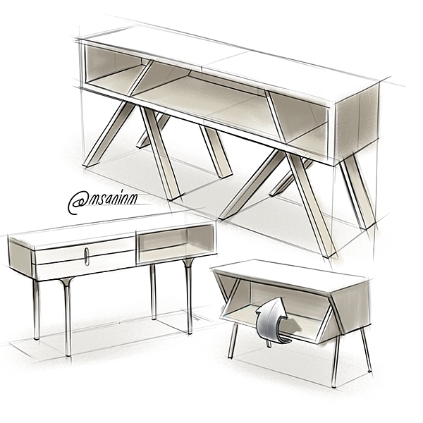 industrial design，Hand drawn，Product modeling，