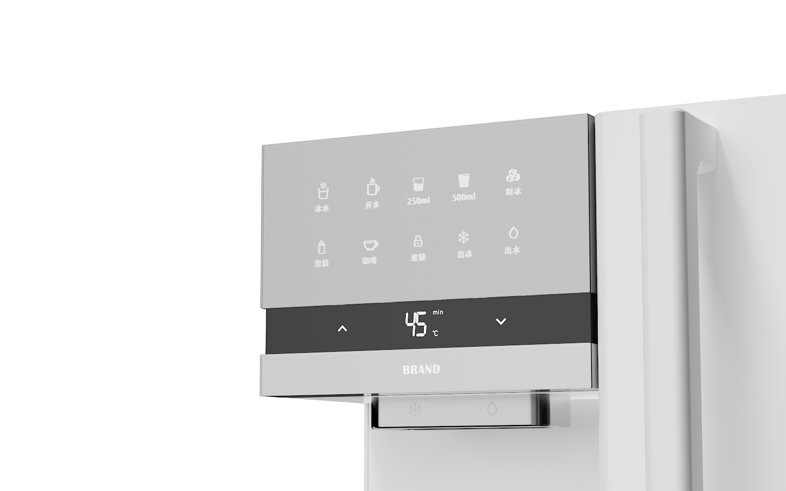 Water purifier，Ice making，household electrical appliances，Simplicity，interactive，