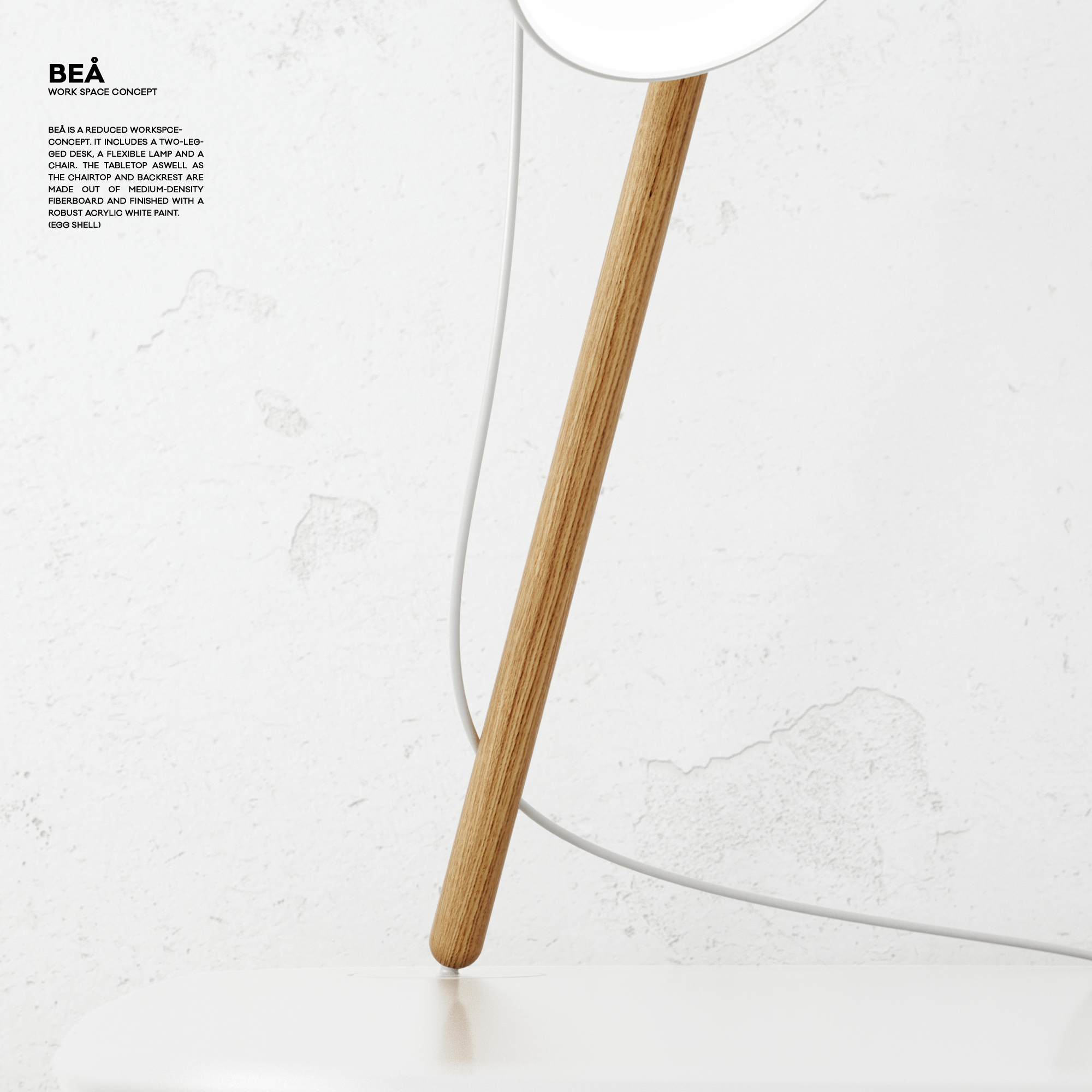 Nordic style，desk，