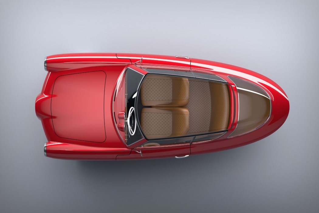 vehicle，Tricycle，Nobe 100，Retro，gules，white，blue，