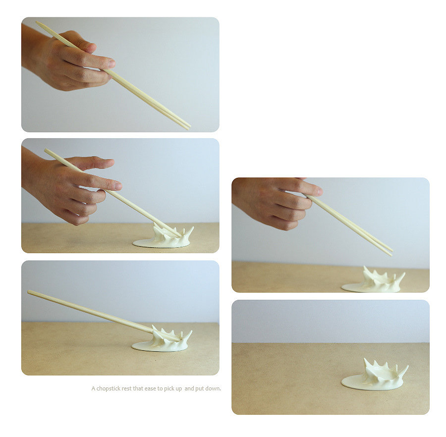 sketch，white，Kitchenware，Chopstick pillow，Chopstick rack，Chopsplash，