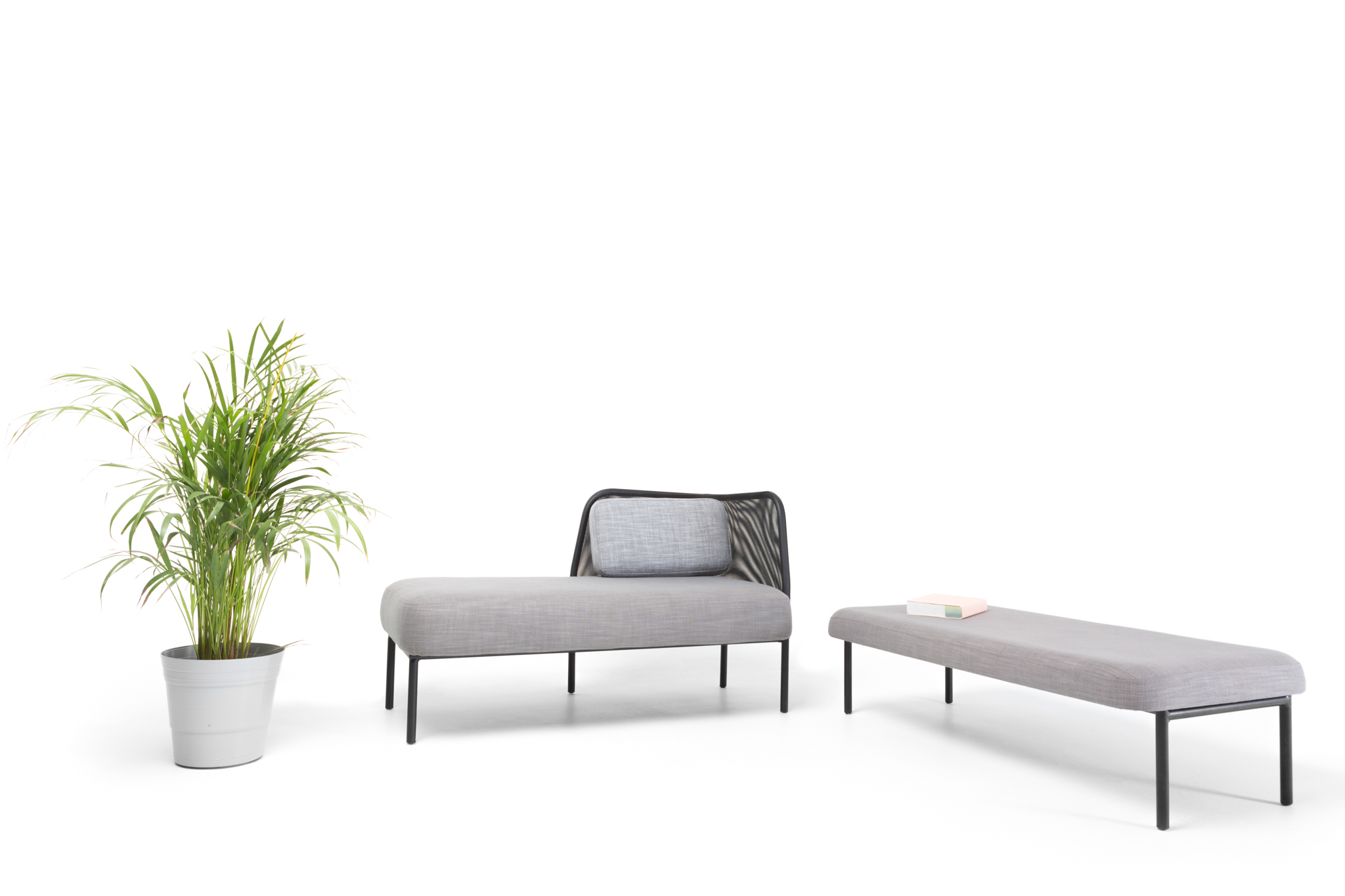 modularization，Mesh weaving，Public sofa，to work in an office，