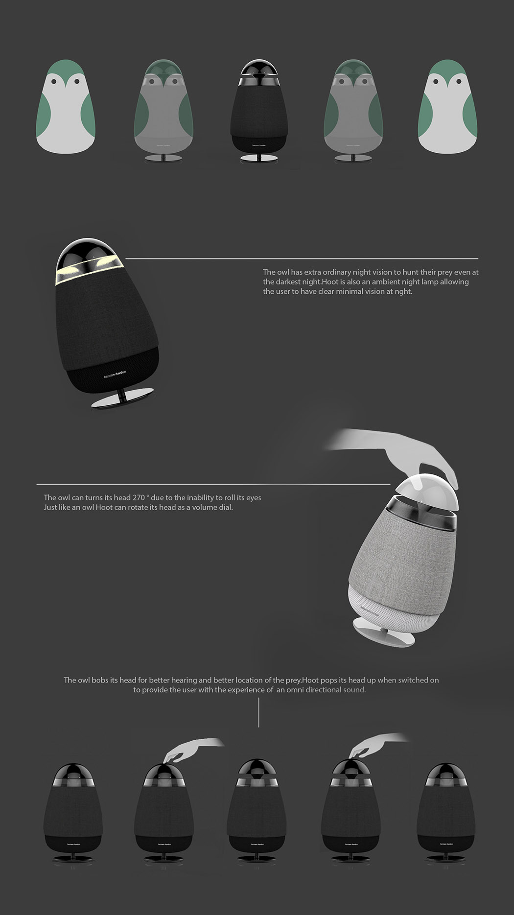 loudspeaker box，owl，