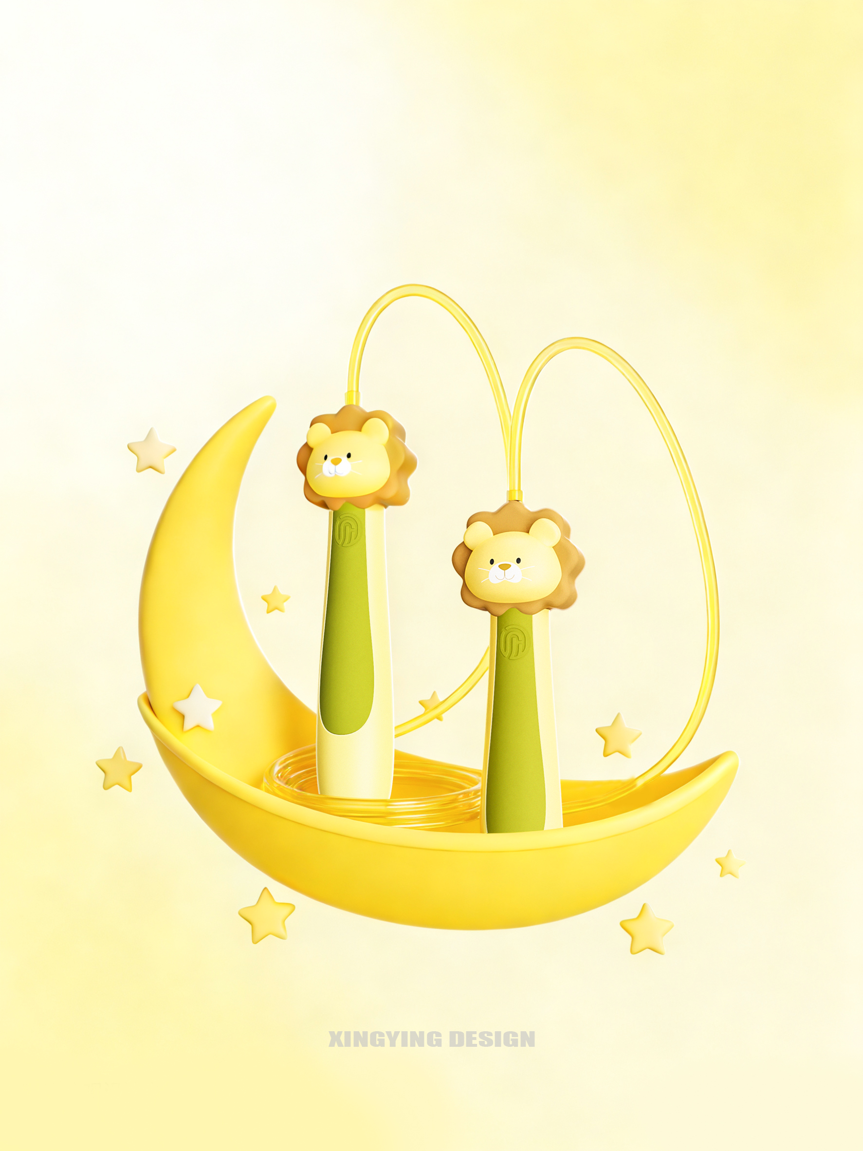 # jump rope design# appearance design# outdoor sports# cartoon，