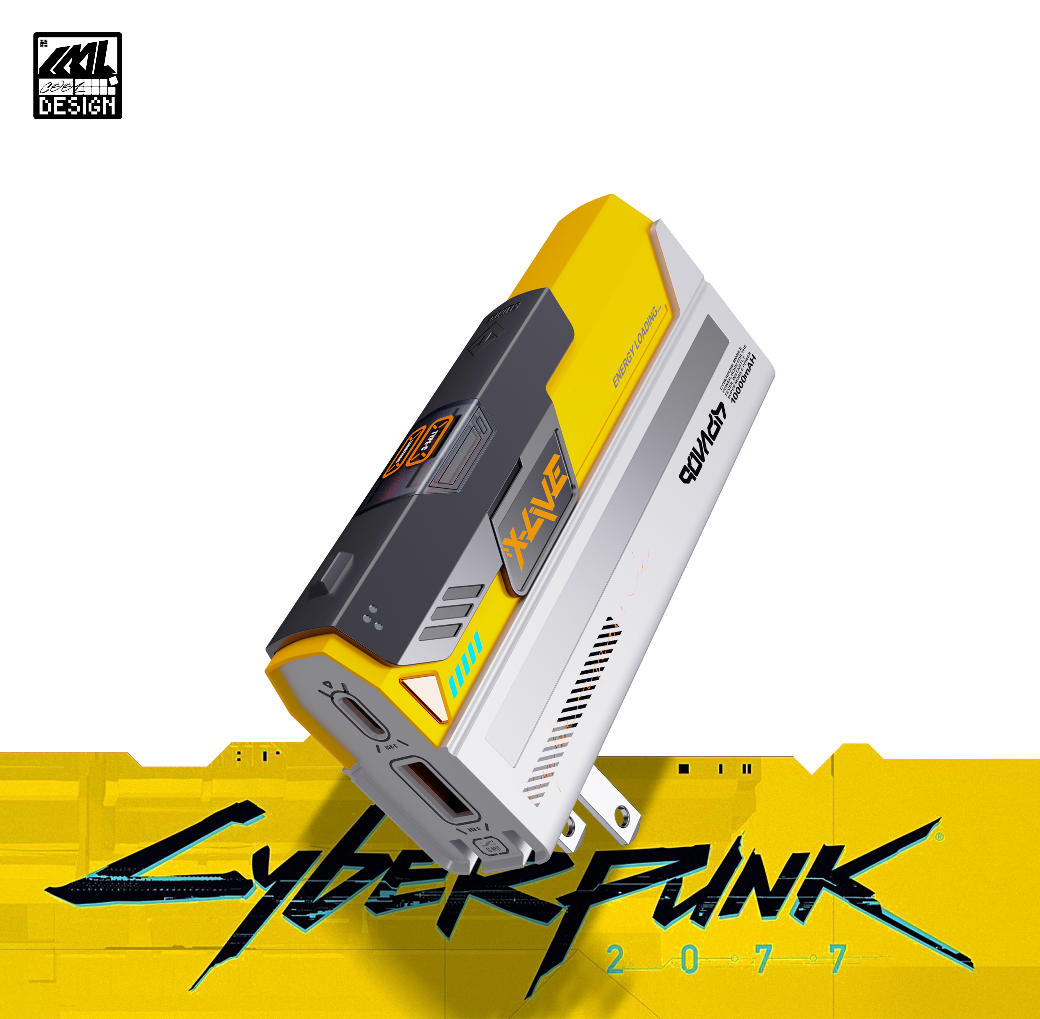 portable battery，science and technology，science fiction，game，Mecha，Cool tide，