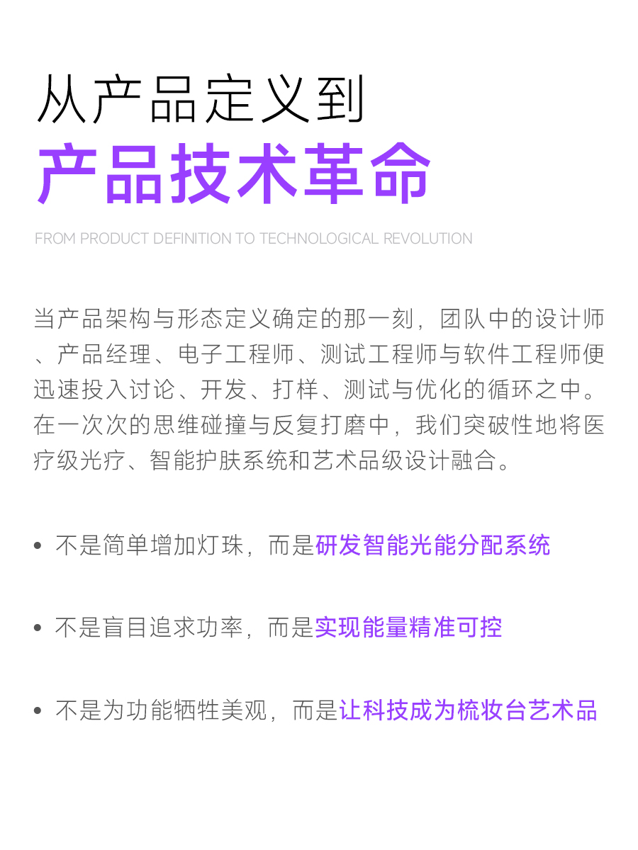 Large row of lights，Beauty black technology，Design sharing，Whole case design，