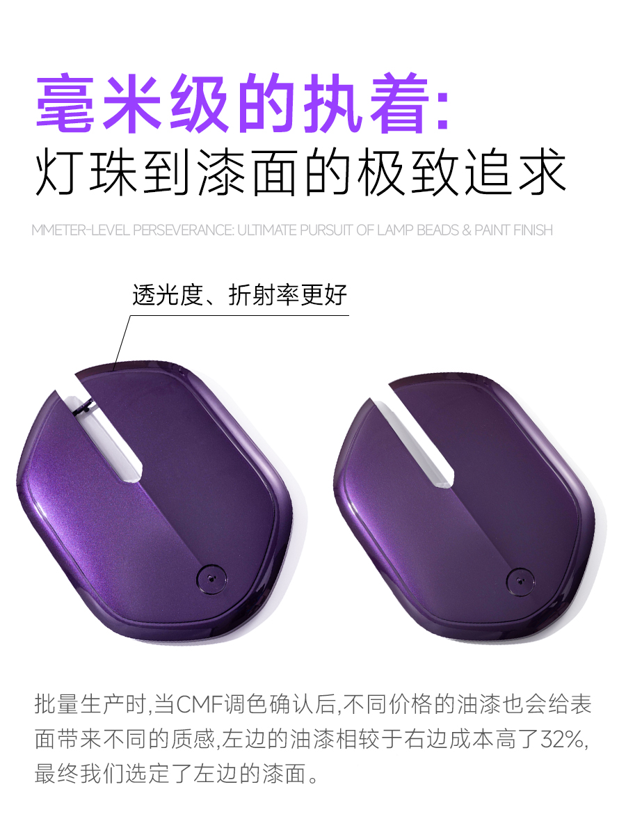 Large row of lights，Beauty black technology，Design sharing，Whole case design，